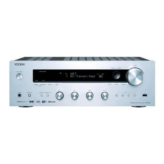 Onkyo TX-8150 Handbücher