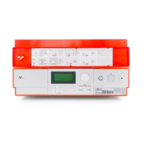 Viessmann VITOTRONIC 200 Typ KW5 Handbücher