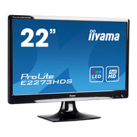 Iiyama ProLite E2273HDS Bedienungsanleitung