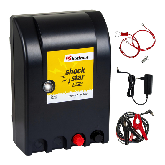 Horizont shockstar AN250 Handbücher