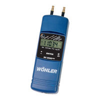 Wohler DC 2000PRO Bedienungsanleitung