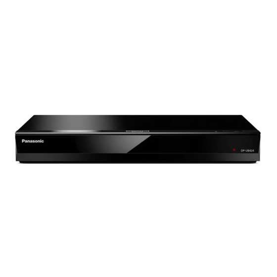 Panasonic DP-UB424 Handbücher