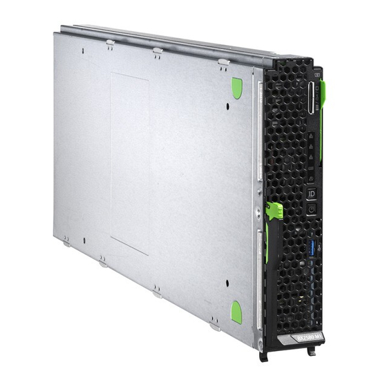 Fujitsu PRIMERGY BX2580 M1 Handbücher