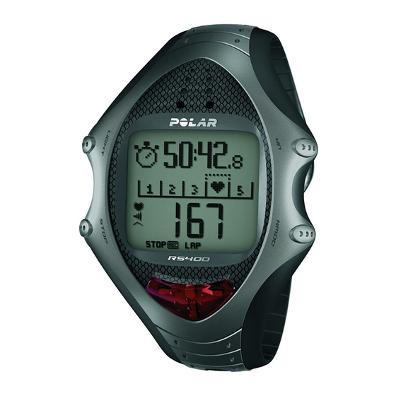 Polar RS400 Handbücher
