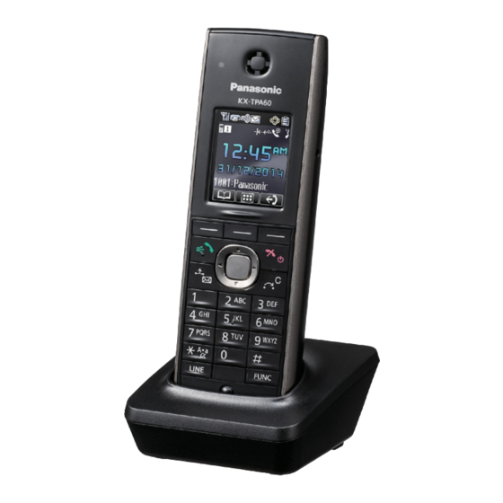 Panasonic KX-TPA60 Handbücher