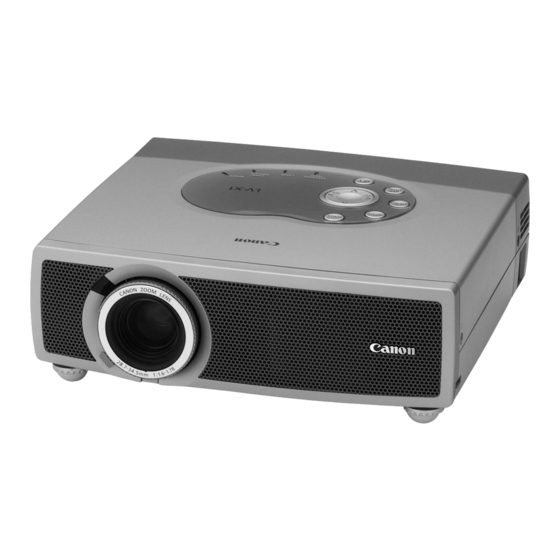 Canon LV-X1 Handbücher