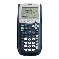 Texas Instruments TI-84 Plus Benutzerhandbuch