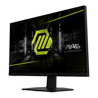 Msi MAG 322UPF Benutzerhandbuch