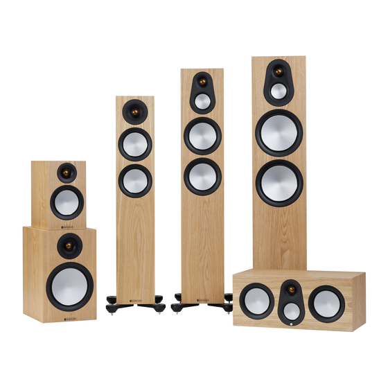 Monitor Audio Silver 7G-Serie Handbücher