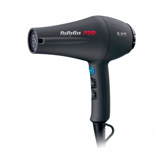 BaByliss PRO SL IONIC BAB5586E Handbücher