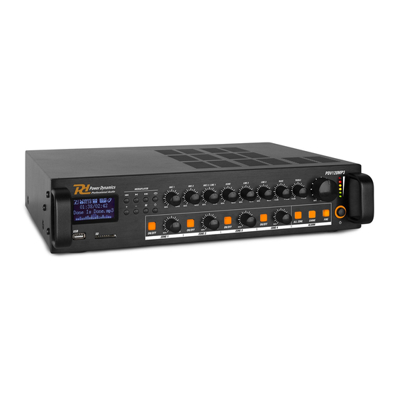 Power Dynamics PDV-Serie Handbücher