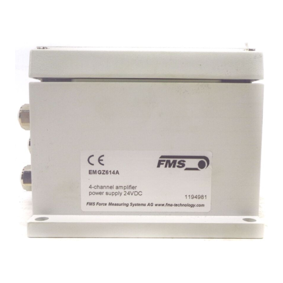 FMS EMGZ611A Handbücher
