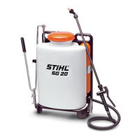 Stihl SG 20 Gebrauchsanleitung
