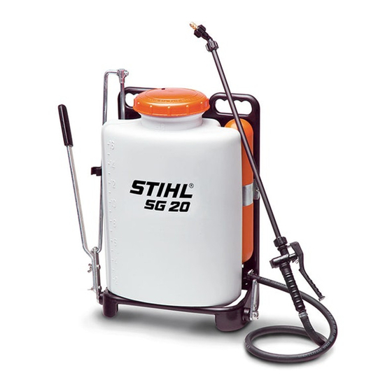 Stihl SG 20 Handbücher