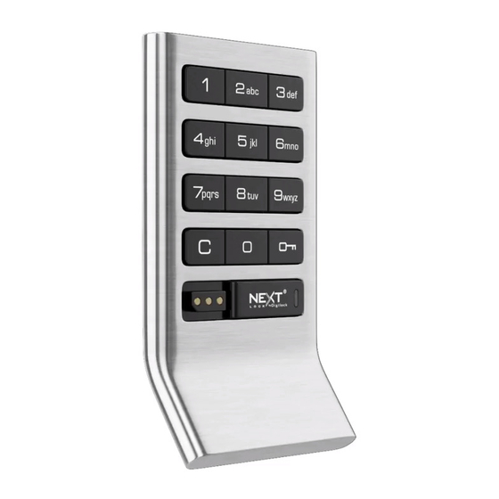 DIGILOCK NEXT LOCK AXIS PRODUKTHANDBUCH Pdf-Herunterladen | ManualsLib