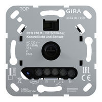 Gira 2474 00 Bedienungsanleitung