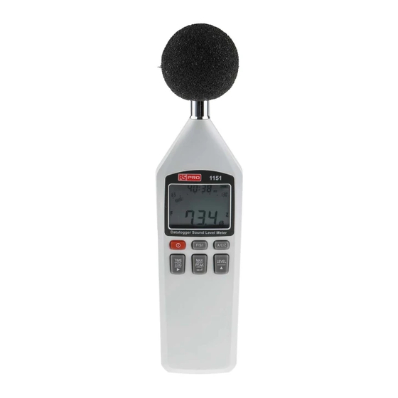 RS Pro RS-1151 Handbücher
