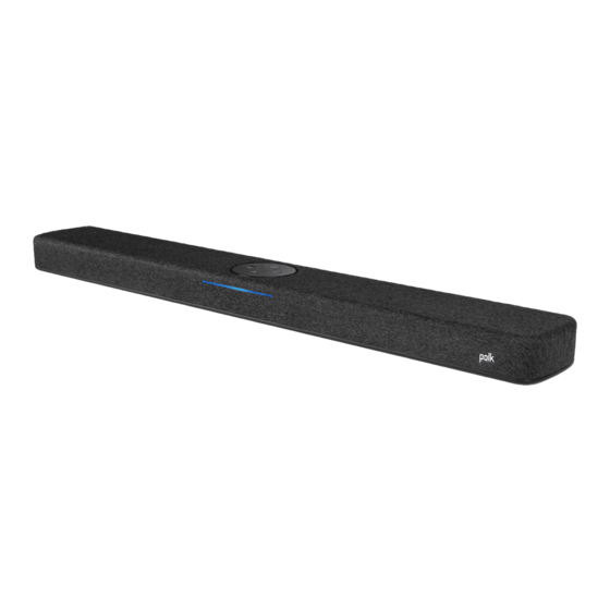 Polk REACT SOUND BAR Handbücher