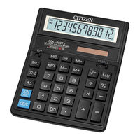 Citizen SDC-888TII Anweisungshandbuch
