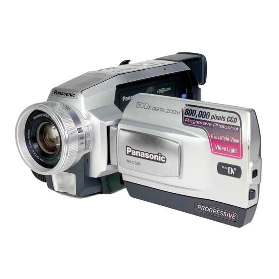 Panasonic NV-DS30EG Handbücher