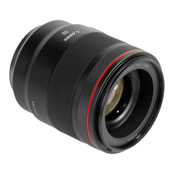 Canon RF50mm F1.2 L USM Handbücher