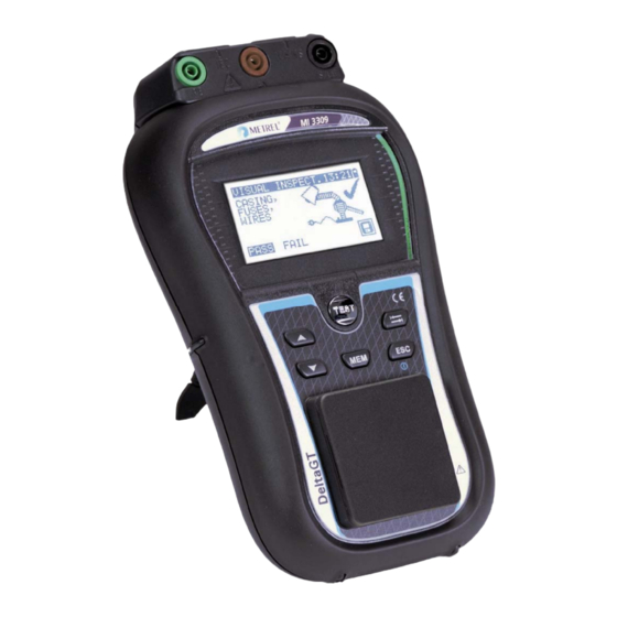 METREL MI 3309 DeltaGT LITE / PRO Handbücher