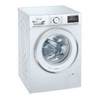 Siemens iQ800 WM16XE91 Gebrauchs- Und Montageanleitung