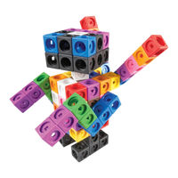 Learning Resources LER 9291 MathLink Cubes Big Builders Montageanleitung