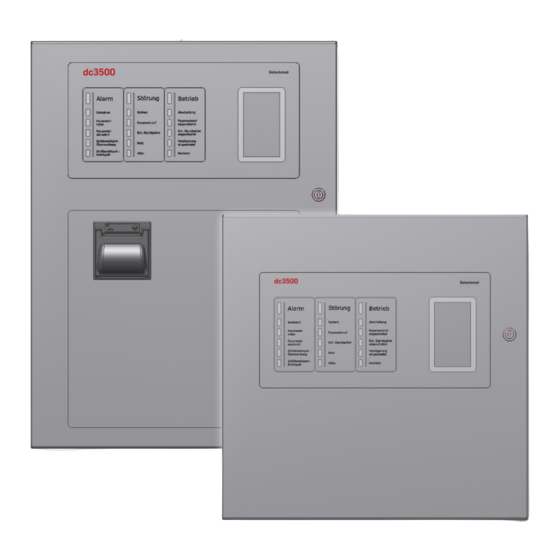 detectomat dc3500 Handbücher