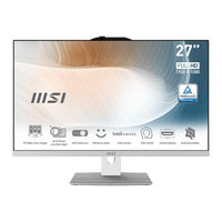 Msi Modern AM242 12M; Modern AM242T 12M; Modern AM242P 12M; Modern AM242TP 12M; Modern AM272 12M; Modern AM272P 12M; MS-AE07; MS-AF8 Bedienungsanleitung