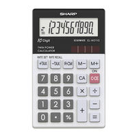 Sharp EL-M710G Bedienungsanleitung