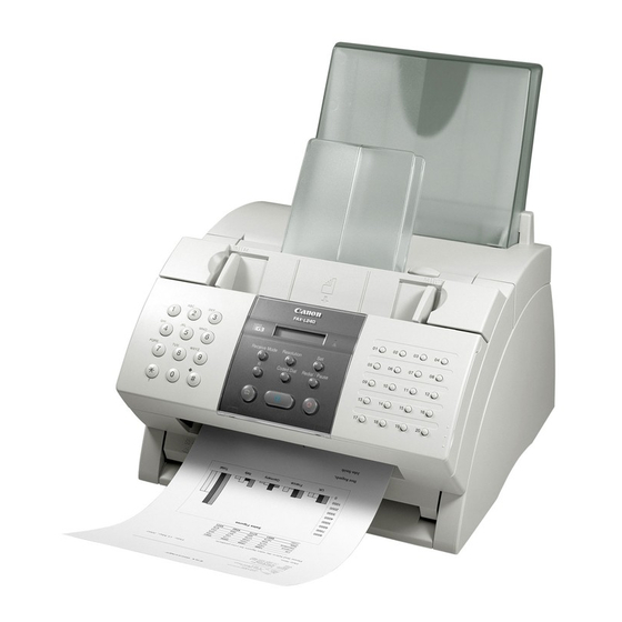 Canon FAX-L240 Handbücher