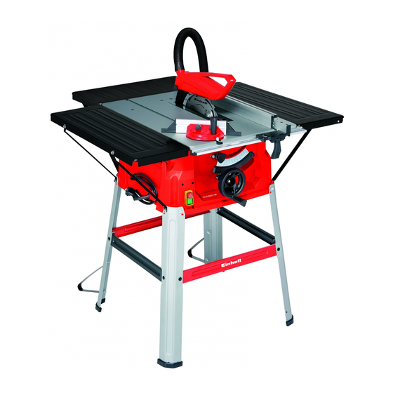 EINHELL TC-TS 2025 Handbücher