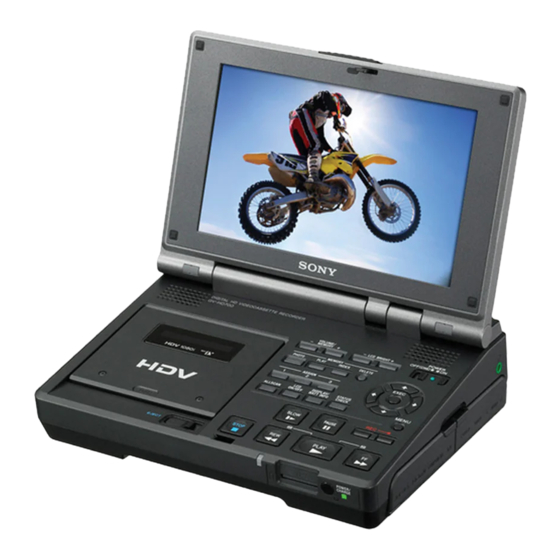 Sony GV-HD700E/1 Handbücher