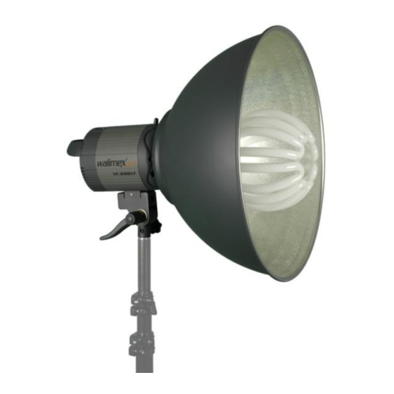 Walimex Pro Daylight VC-6001F Handbücher