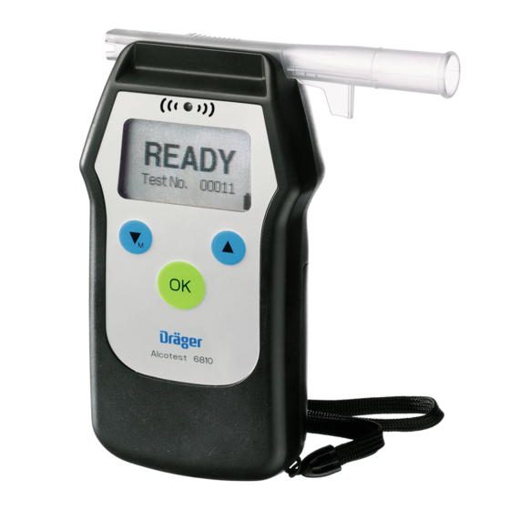 Dräger Alcotest 6810 med Handbücher