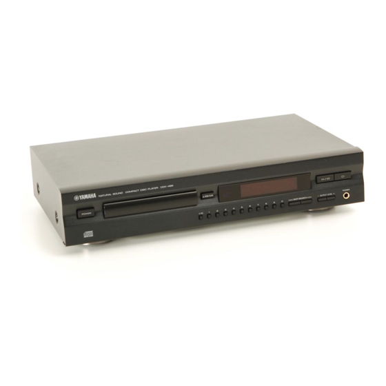 Yamaha cdx 396 Handbücher