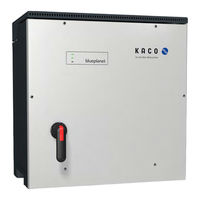 Kaco blueplanet 137 TL3 Handbuch