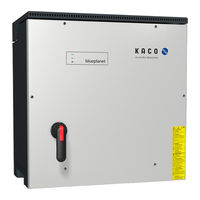 Kaco blueplanet 137 TL3 Kurzanleitung