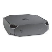Hp Z2 Mini G3 Benutzerhandbuch