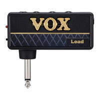 Vox amPlug Bass Bedienungsanleitung