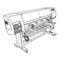 Drucker HP DesignJet Z6610 60-in Montageanleitung