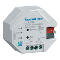 Hager TXB202A Bedienungsanleitung