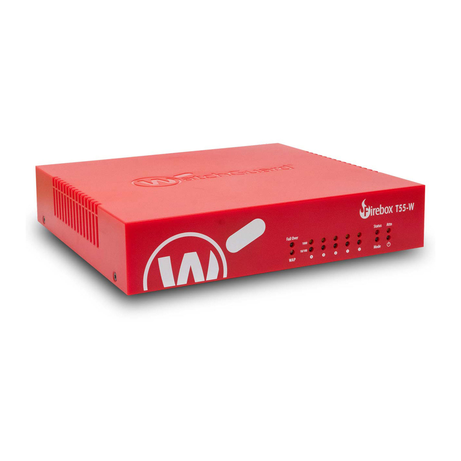 Watchguard Firebox T55 Handbücher