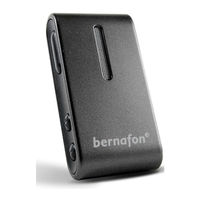 Bernafon SOUNDCLIP-A Bedienungsanleitung