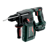 Metabo KH 18 LTX BL 24 Originalbetriebsanleitung