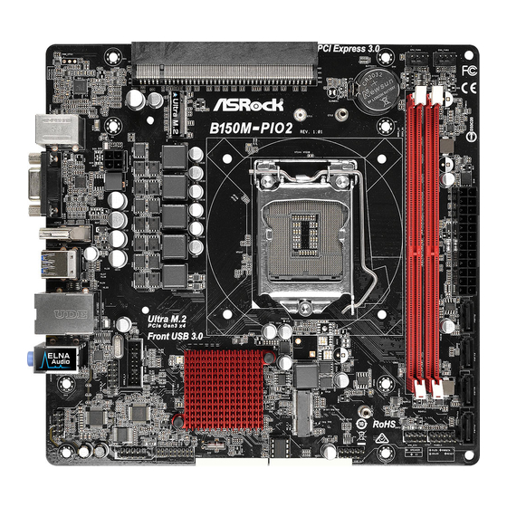 ASROCK B150M-PIO2 Handbücher