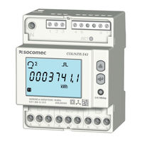 socomec COUNTIS E44 Installation Und Betriebsanleitung