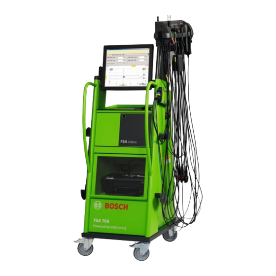 Bosch FSA 760 Handbücher