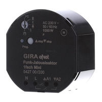 Gira Mini 5427 00 Bedienungsanleitung